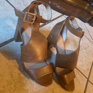 coach heeled booties